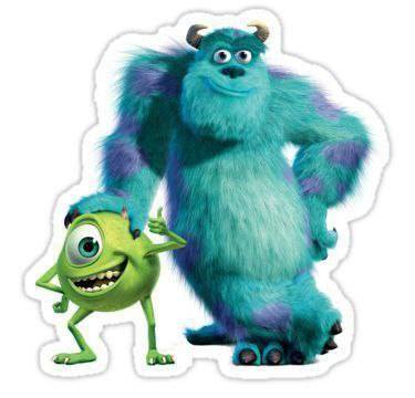 استیکر شخصیت‌های Monsters Inc (مایک و سالیوان)