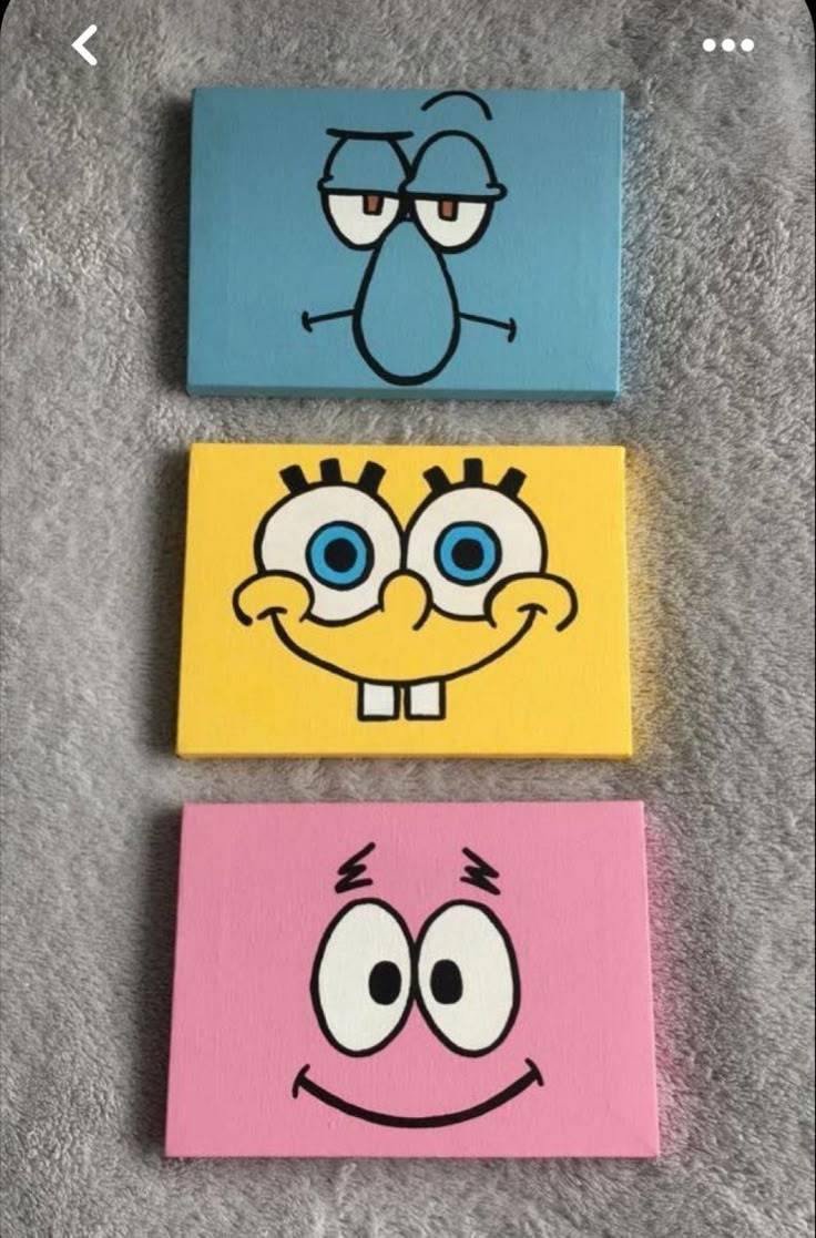 ست تابلو فانتزی باب‌اسفنجی، پاتریک و اختاپوس